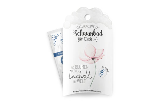Schaumbad 40 ml Blüte Aloe Vera mit Lindenblüten-extrakt