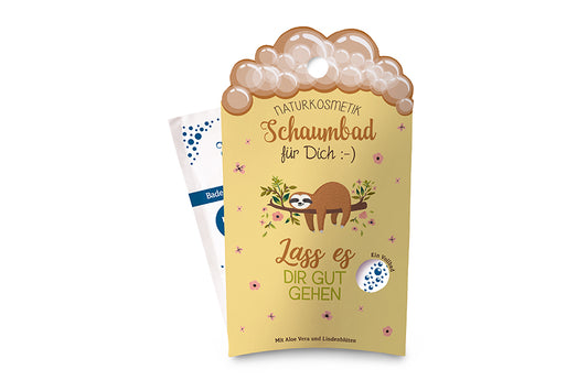 Schaumbad 40 ml Faultier Aloe Vera mit Lindenblüten-extrakt