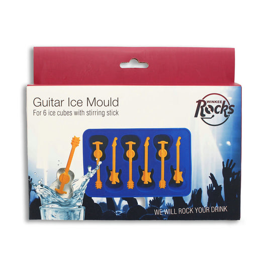 Rocking Gitarren Eiswürfel 6er Set