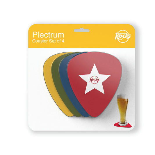 Plektrum Untersetzer 4er Set