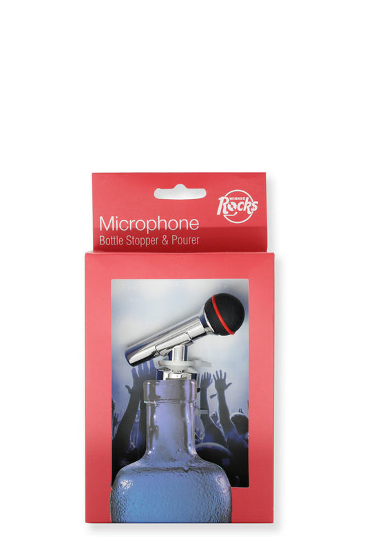 Mikrofon Flaschenverschluss und Ausgießer