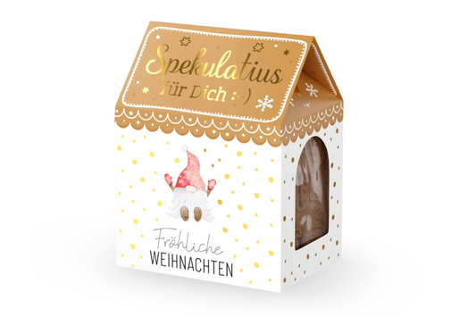 Spekulatius 100g Fröhliche Weihnachten Wichtel