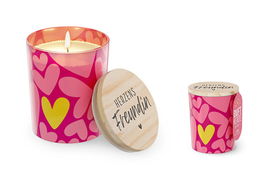 Duftkerze Herzensfreundin Jasminduft