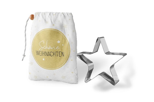 Keksform Stern Schöne Weihnachten