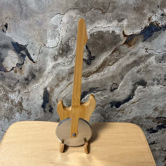 Gitarren Pizzaschneider mit Ständer
