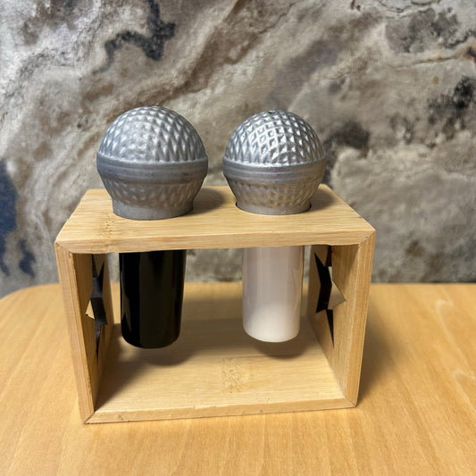 Mikrofon Salz & Pfeffer Streuer