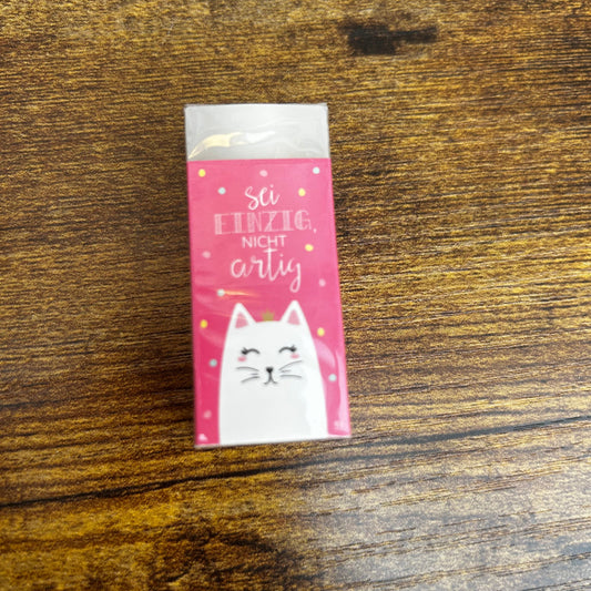 Radiergummi Katze