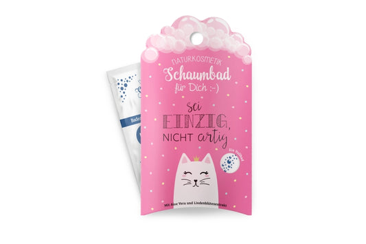 Schaumbad 40 ml Katze Aloe Vera mit Lindenblütenextrakt