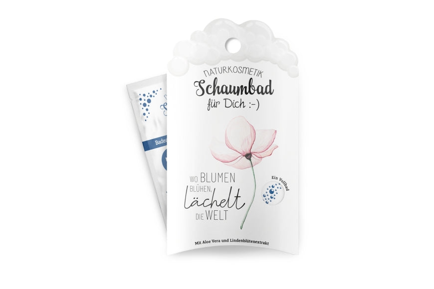 Schaumbad 40 ml Blüte Aloe Vera mit Lindenblüten-extrakt
