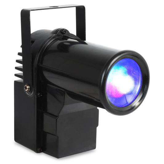 PS10W LED Pin Spot 10W RGBW DMX zum Anleuchten von Spiegelkugeln