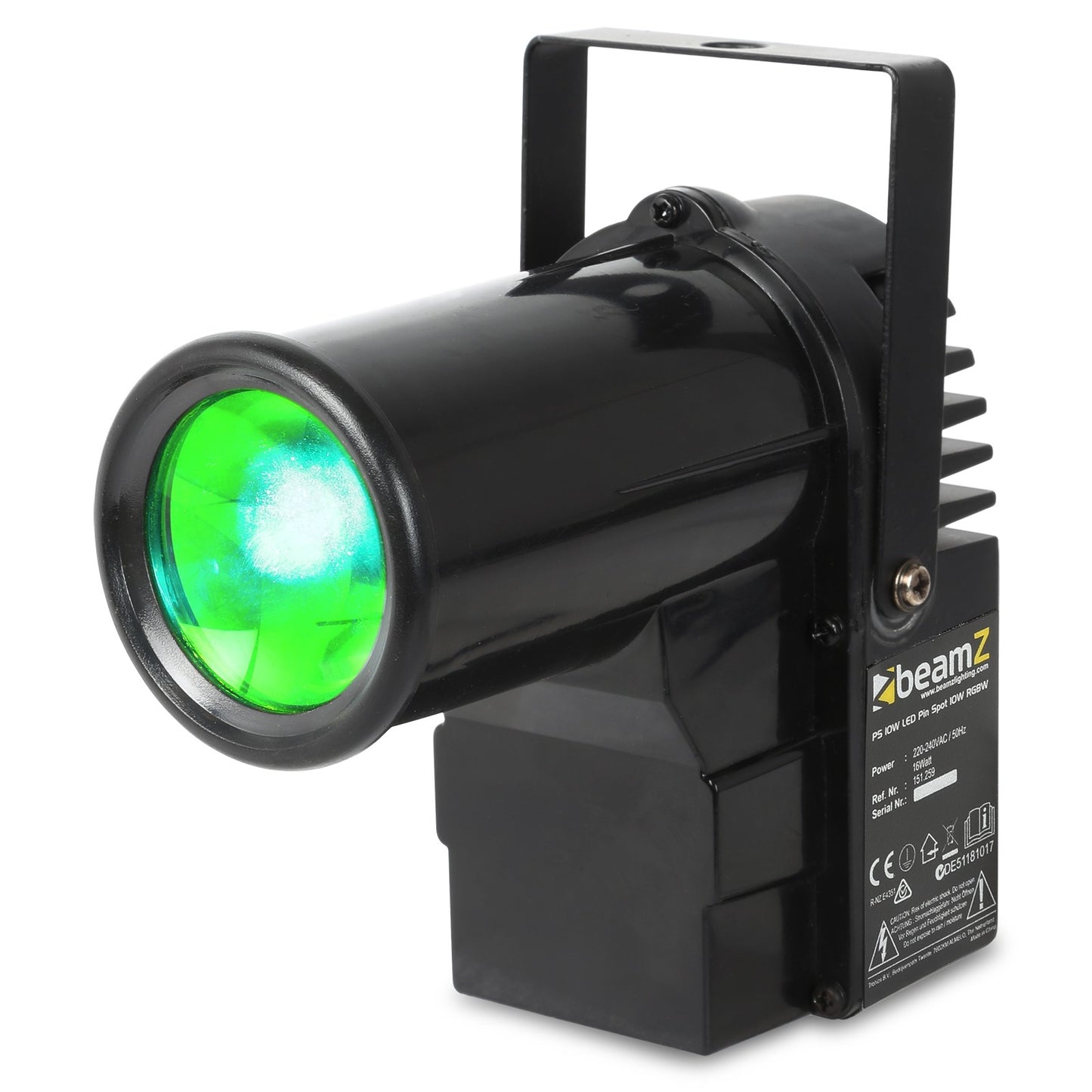 PS10W LED Pin Spot 10W RGBW DMX zum Anleuchten von Spiegelkugeln