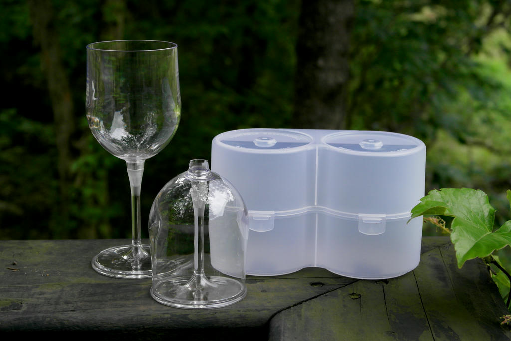 Weingläser to go 2er Set Stilvoller Wein-Genuss für unterwegs ca. 320ml