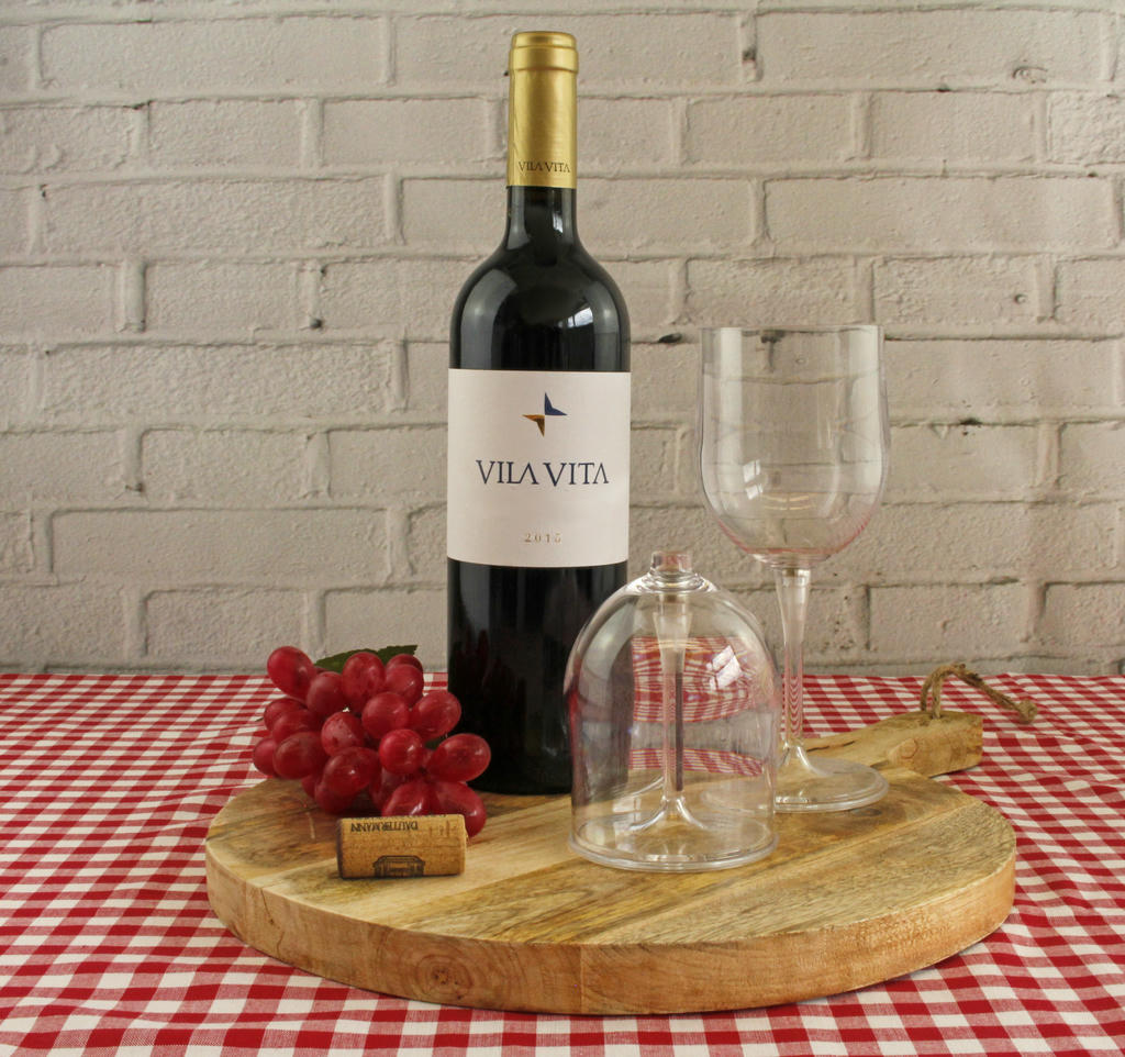Weingläser to go 2er Set Stilvoller Wein-Genuss für unterwegs ca. 320ml