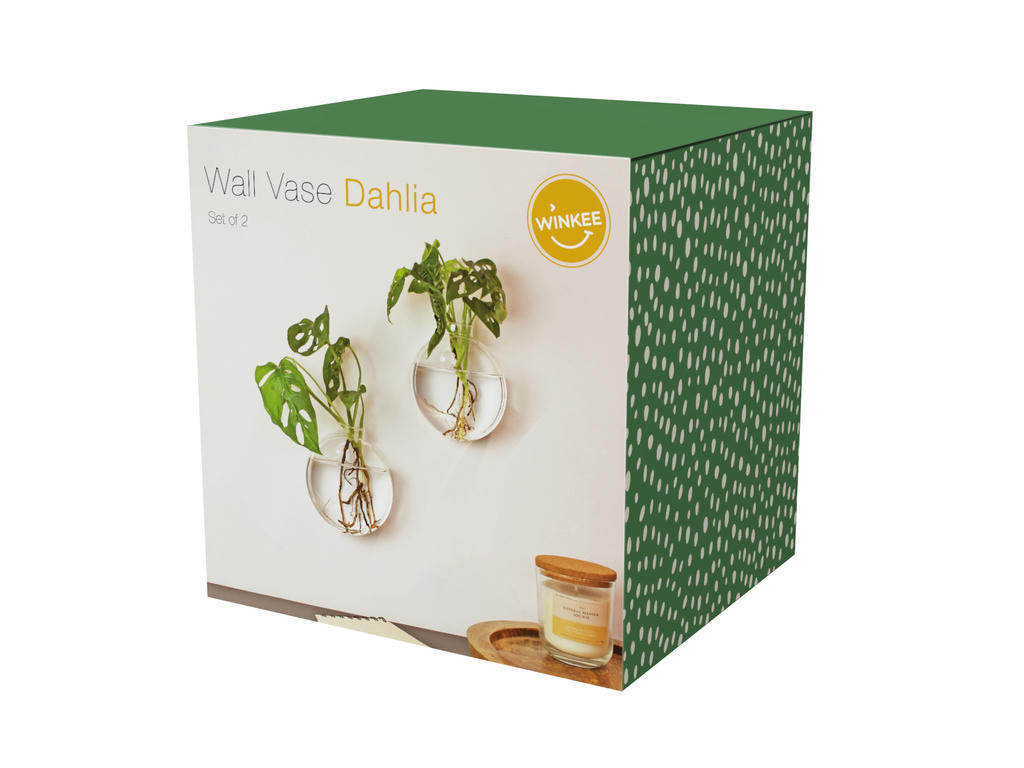 Wand Vase Dahlia 2er Set