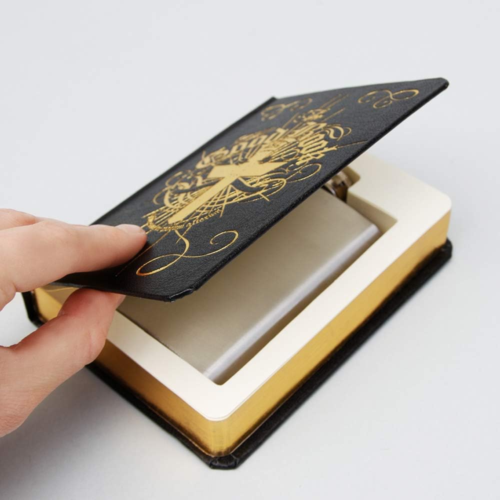 Flachmann im Buch schwarz THE GOOD BOOK