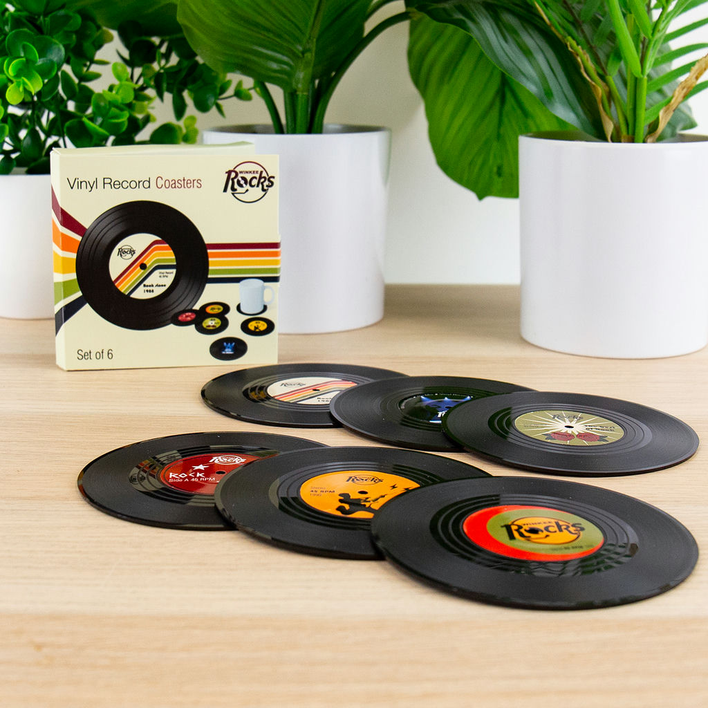Vinyl Rock Untersetzer