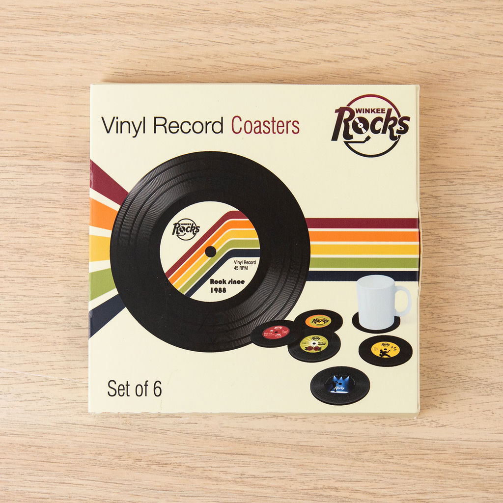 Vinyl Rock Untersetzer