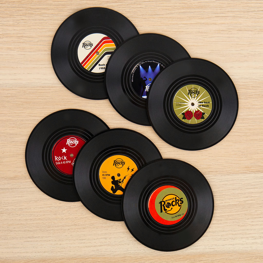 Vinyl Rock Untersetzer