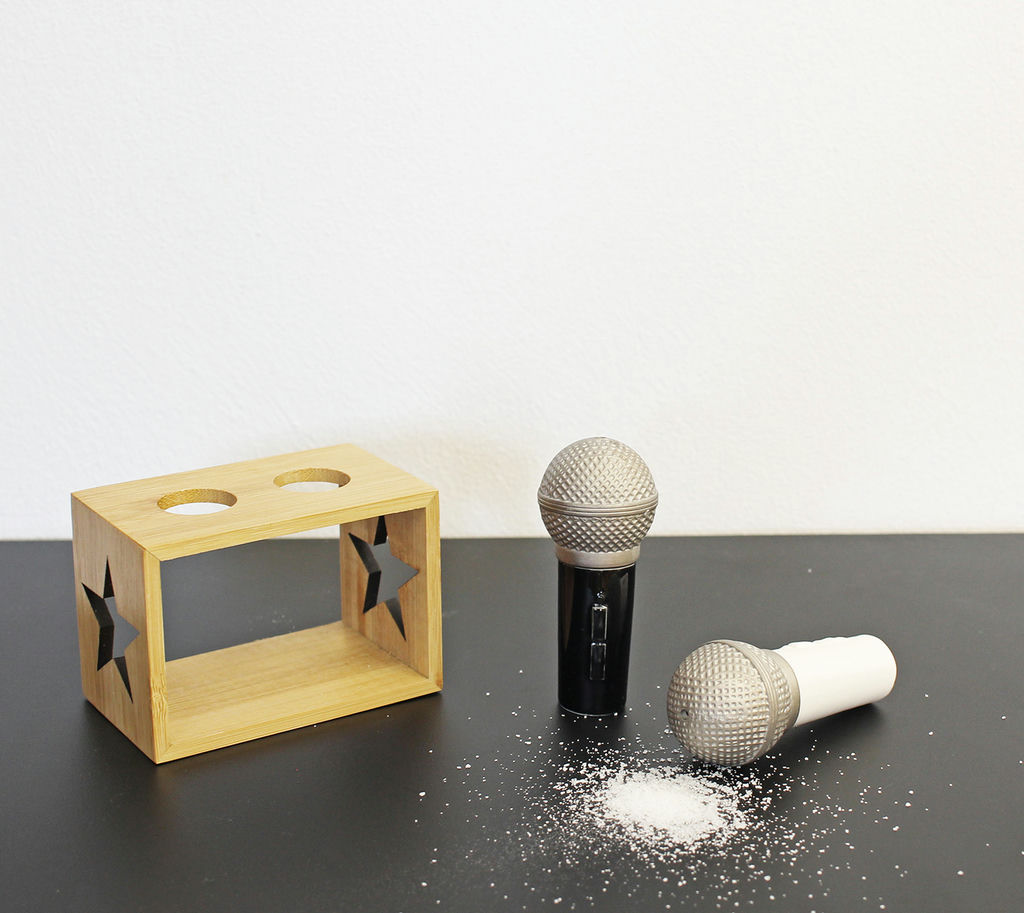 Mikrofon Salz & Pfeffer Streuer