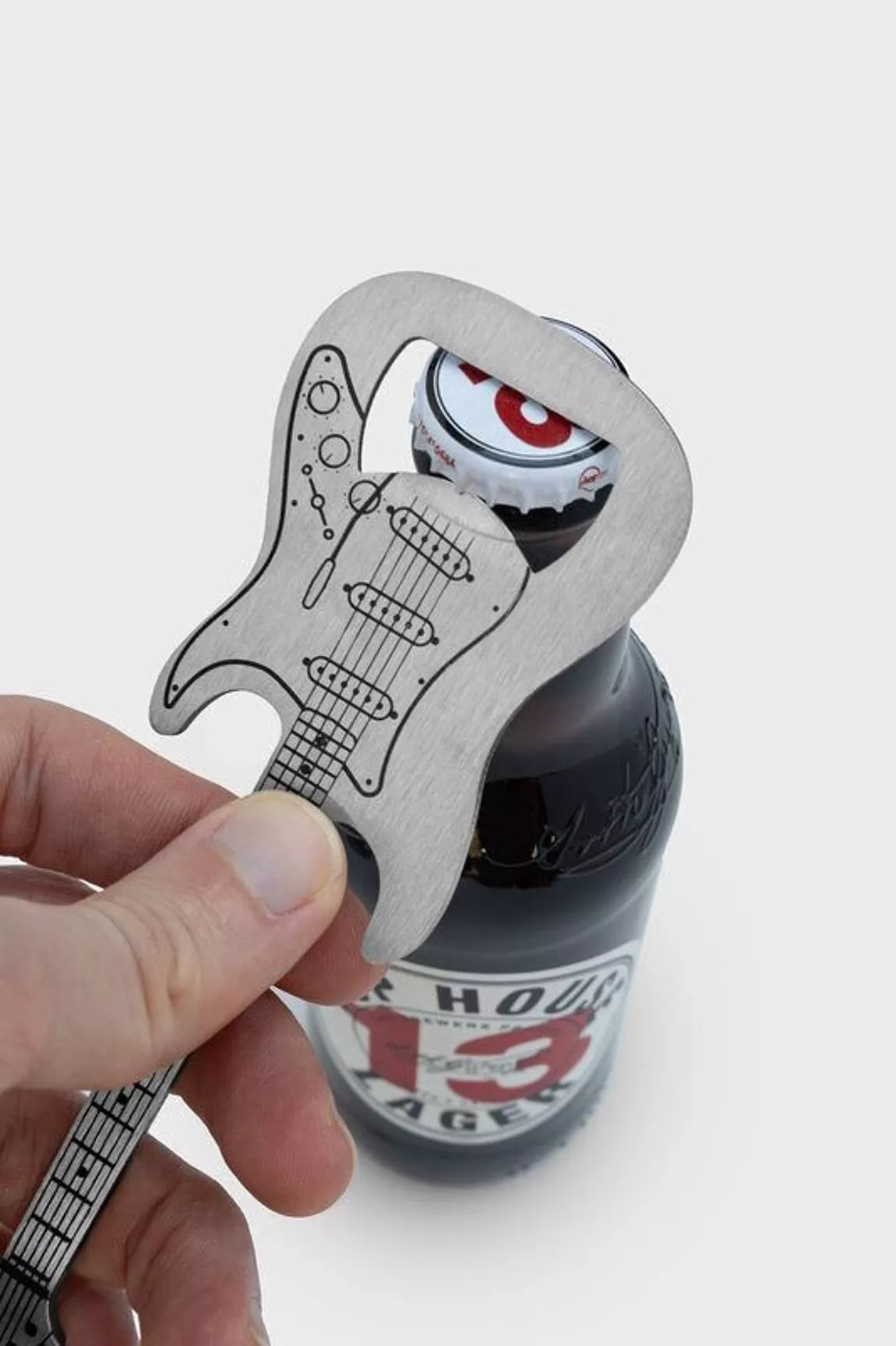 Gitarre Flaschenöffner Blues - Musikalischer Bieröffner für Gitarren-Fans