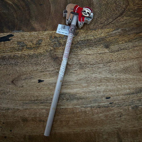 Bleistift Faultier Chillige Weihnachten