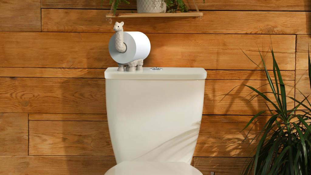 Lama Toilettenpapierhalter
