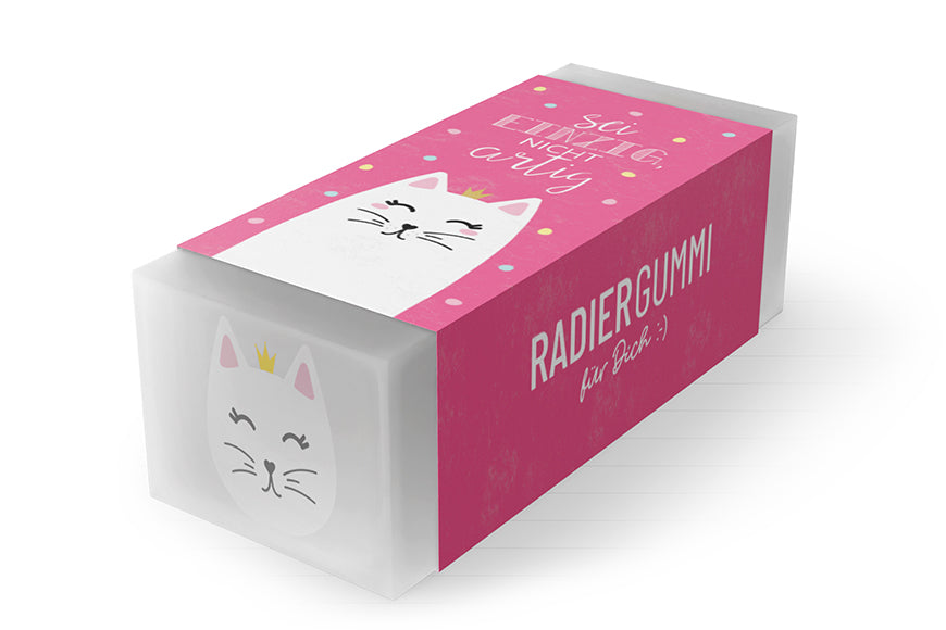 Radiergummi Katze