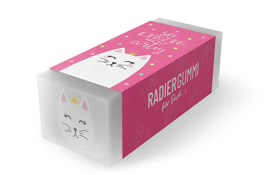 Radiergummi Katze