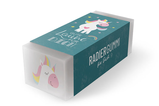Radiergummi Einhorn