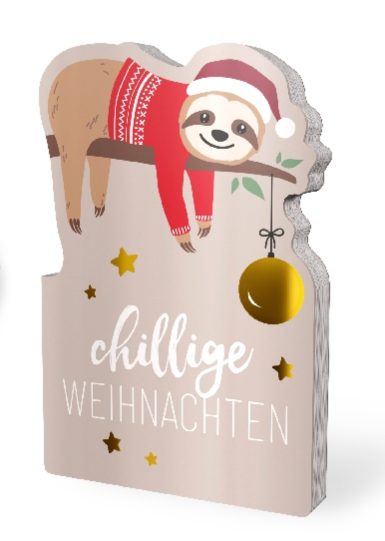 Notizblock 12x8 Chillige Weihnachten