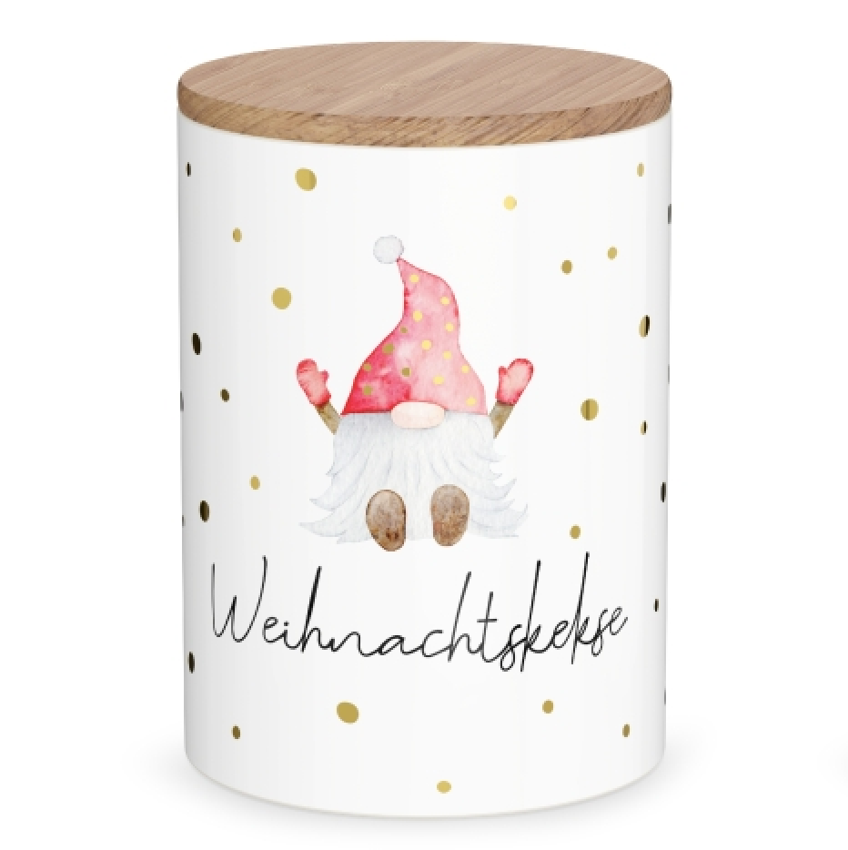 Vorratsdose Wichtel Keksdose Weihnachten