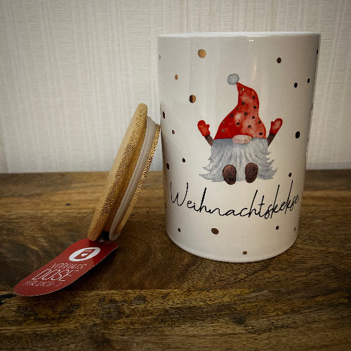 Weihnachtswichtel Set mit Keksdose und Spekulatius