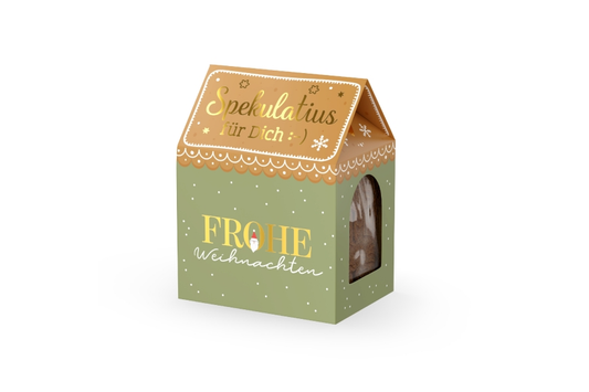 Spekulatius 100g Santa "Frohe Weihnachten"