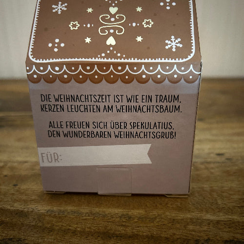 Chillige Weihnachten Faultier Set2 mit Notizblock, Bleistift und Spekulatius