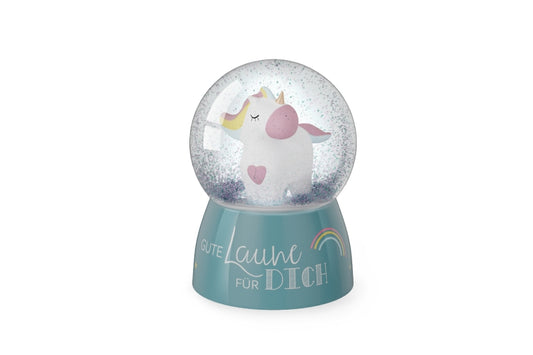 Glitzerkugel Einhorn