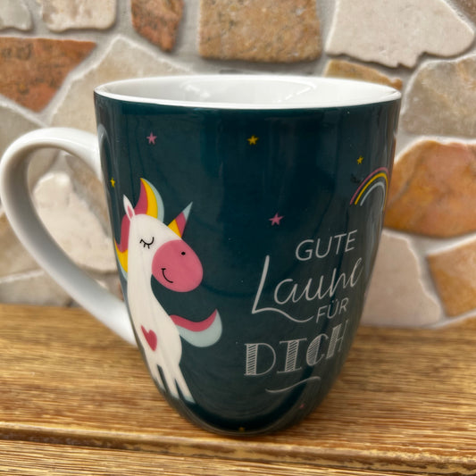 Becher 250ml Einhorn Gute Laune für dich