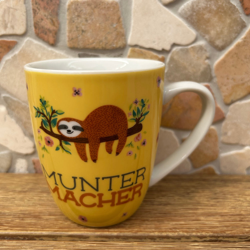 Becher 250ml Faultier Muntermacher