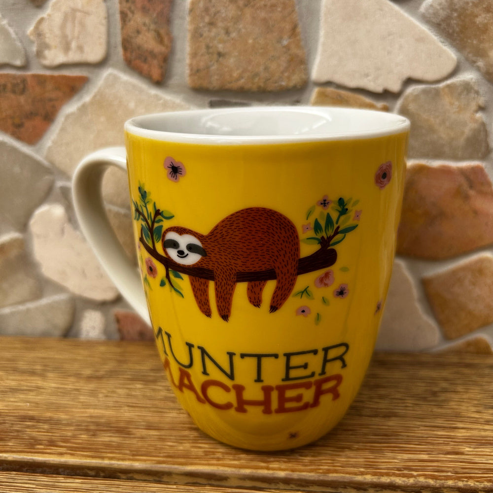 Becher 250ml Faultier Muntermacher