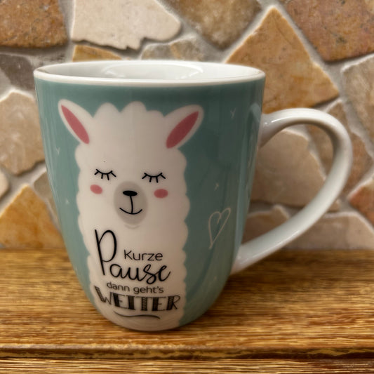 Lama Becher für Kaffee, Tee oder Kakao 250 ml