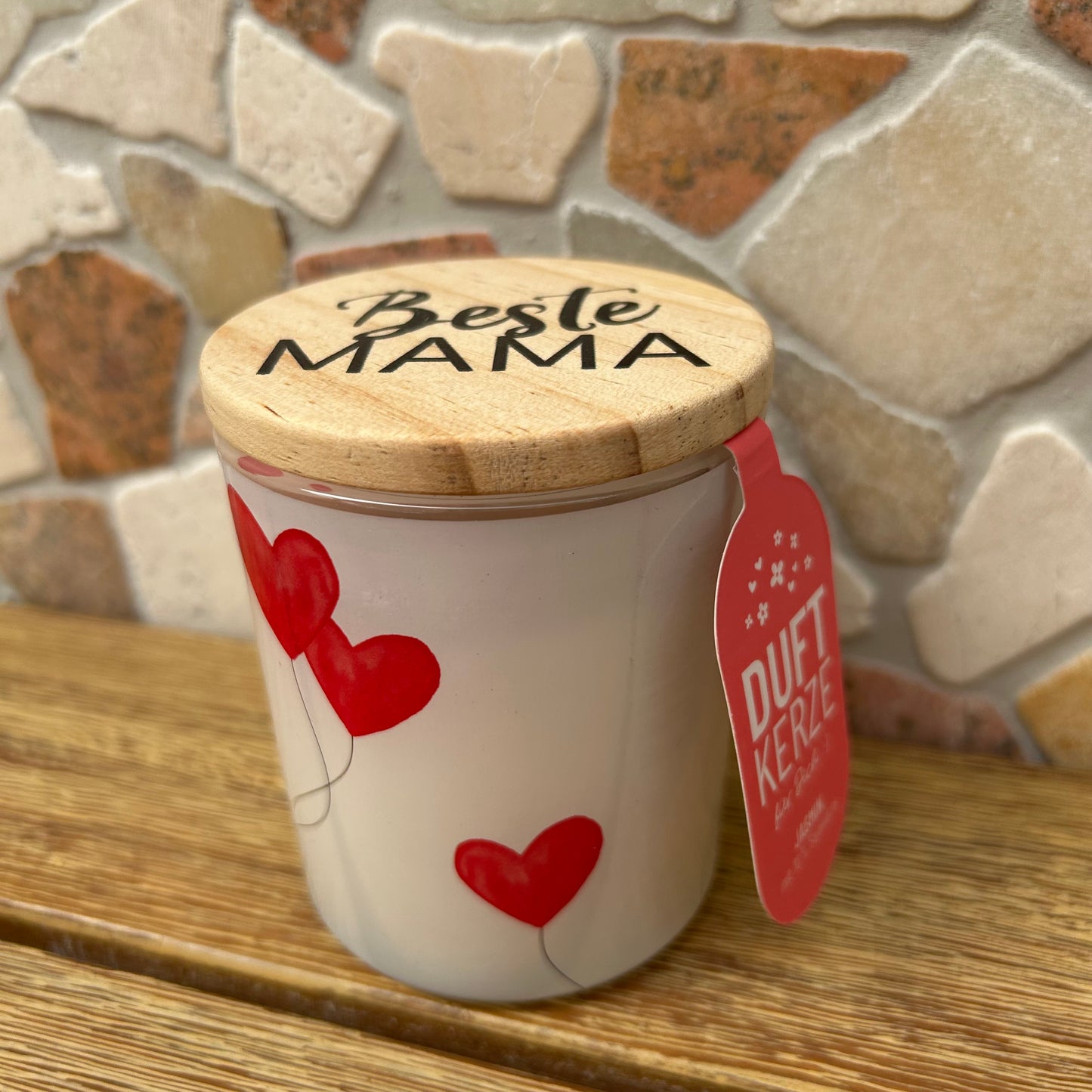 Duftkerze Beste Mama mit Jasminduft