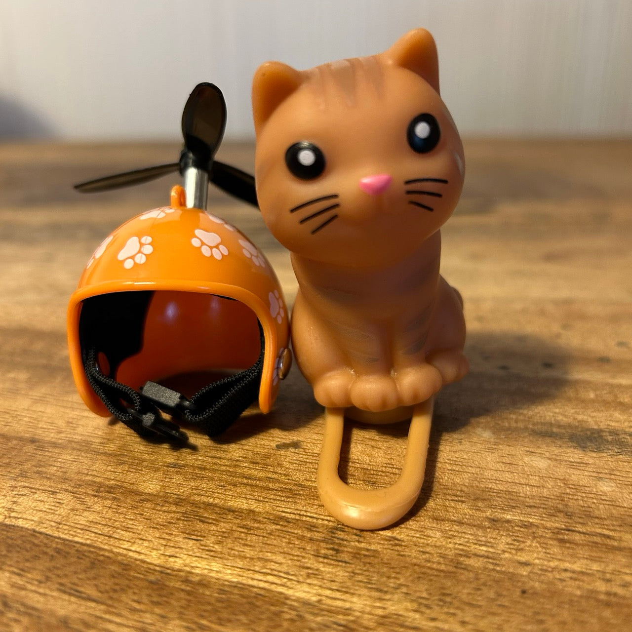 Fahrrad Lenker Kätzchen mit Windrad