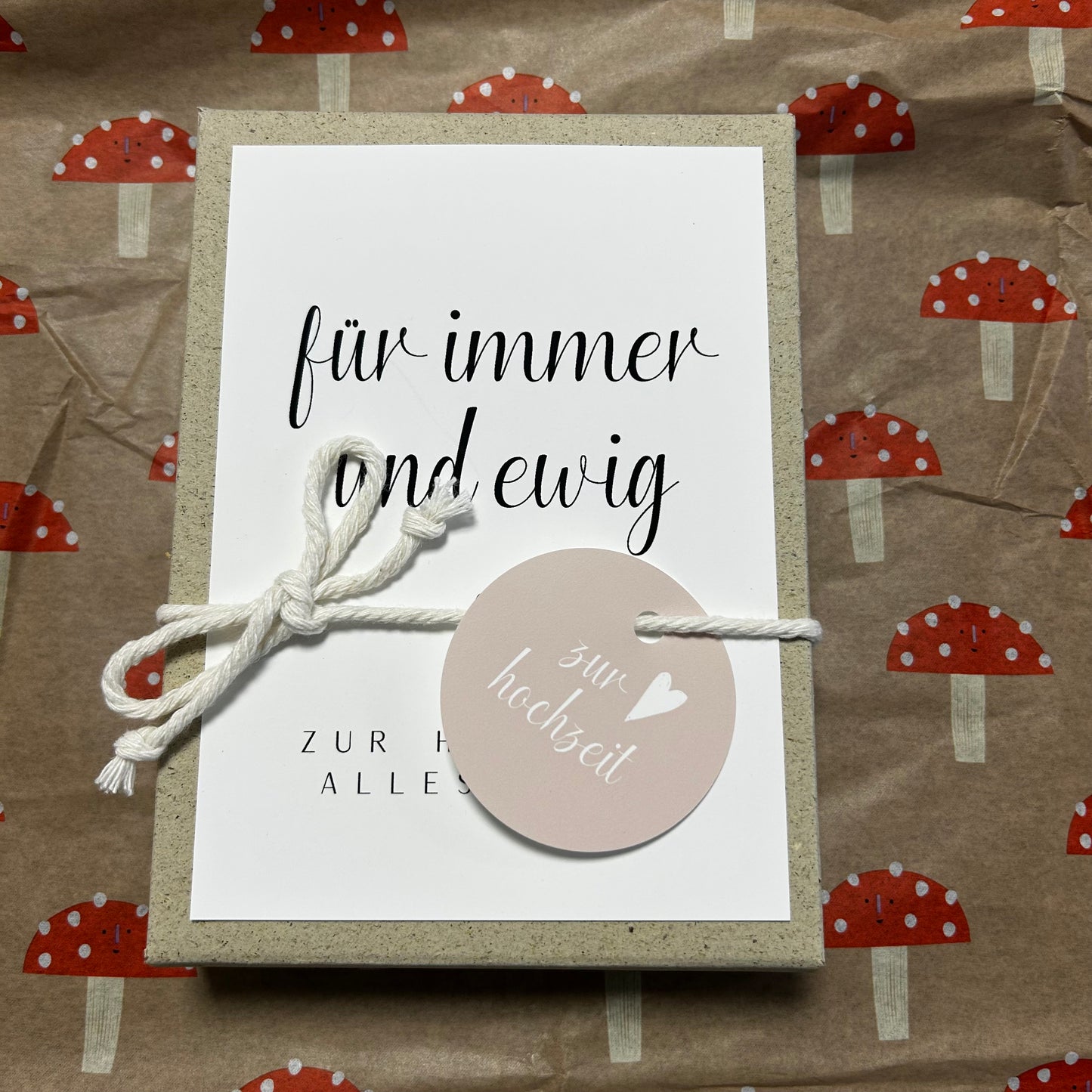 Geschenkschachtel Hochzeit schwarz/weiß - Geldgeschenk 