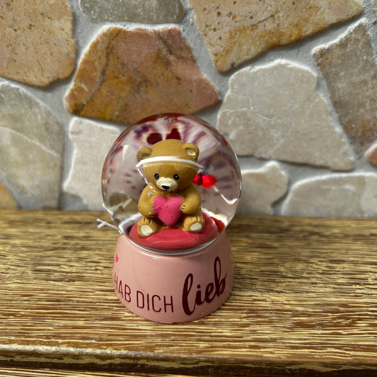 Glitzerkugel Teddy