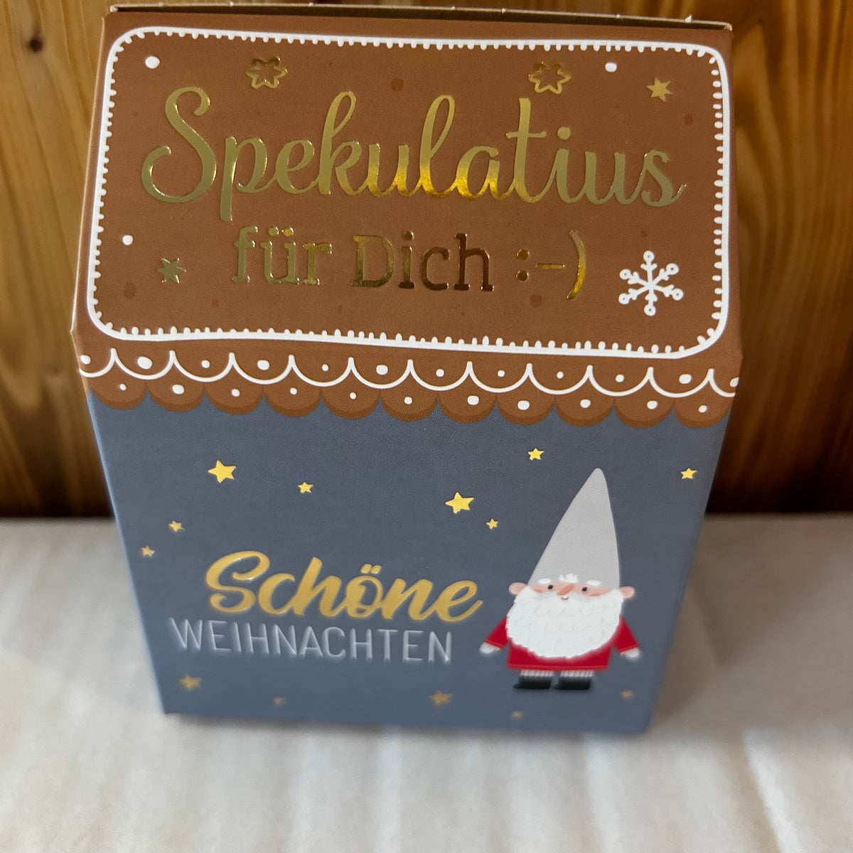 Spekulatius 100g Wichtel "Schöne Weihnachten"