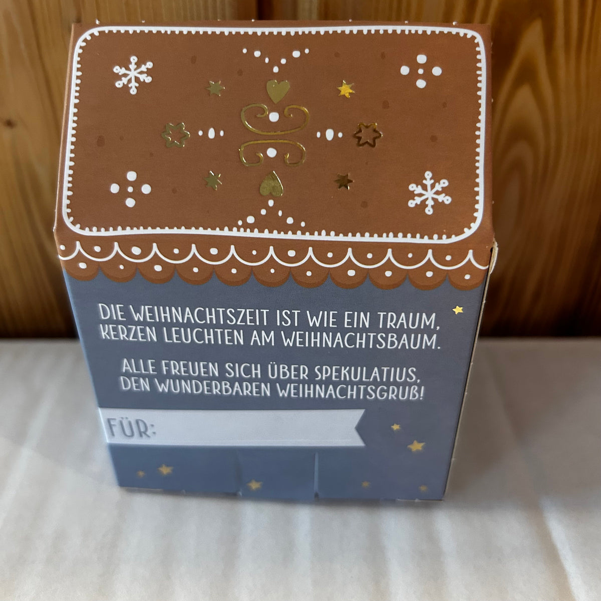 Spekulatius 100g Wichtel "Schöne Weihnachten"
