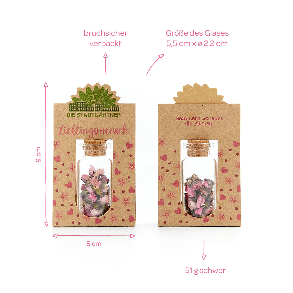 Lieblingsmensch - handgepflückte Blüten