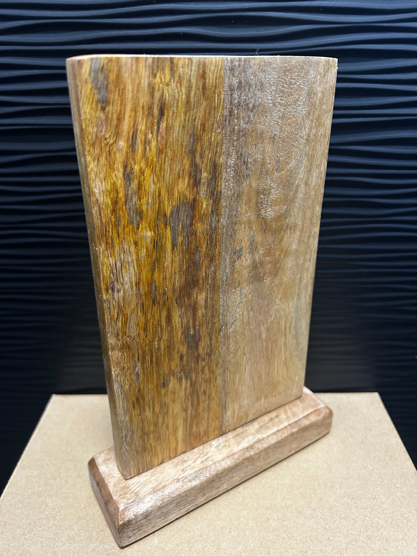 Mangoholz Herz Aufsteller "Mama du bist die Beste"