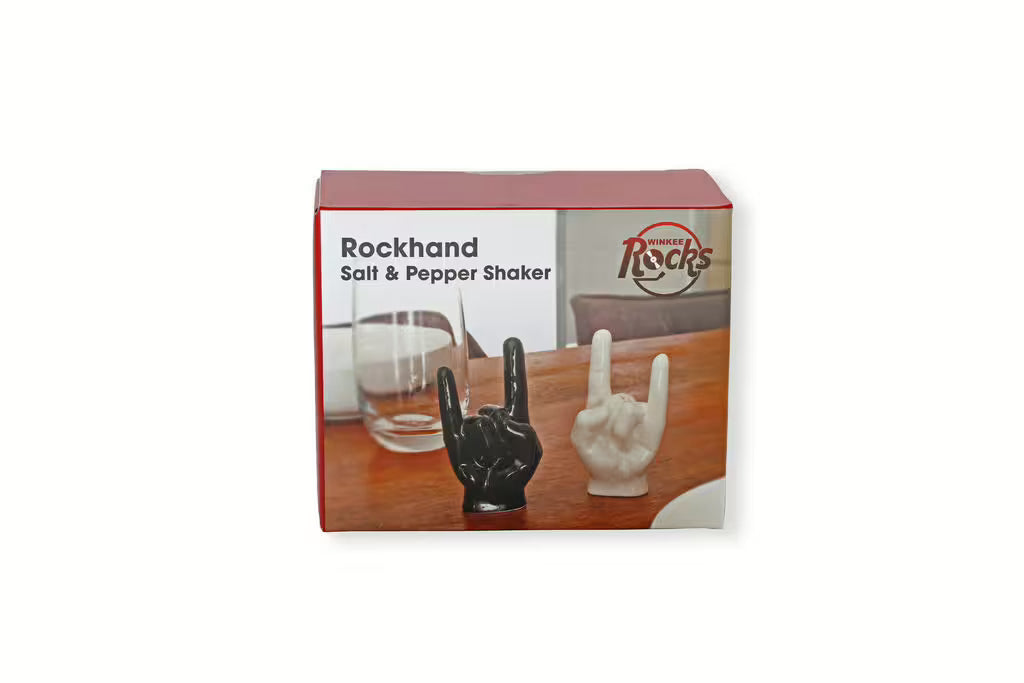 Rock Hand Salz- und Pfefferstreuer
